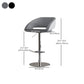 Contemporary Style Metal Bar Stool Footrest Counter Stool for Indoor Clearhalo 'Bar Furniture' 'Bar Stools' 'bar_stools' 'furn' 'furn_bar_stools' 'Furniture' 'Kitchen & Dining Furniture' 1200x1200_27ab8653-5d61-4d7f-8d19-087d972605ce