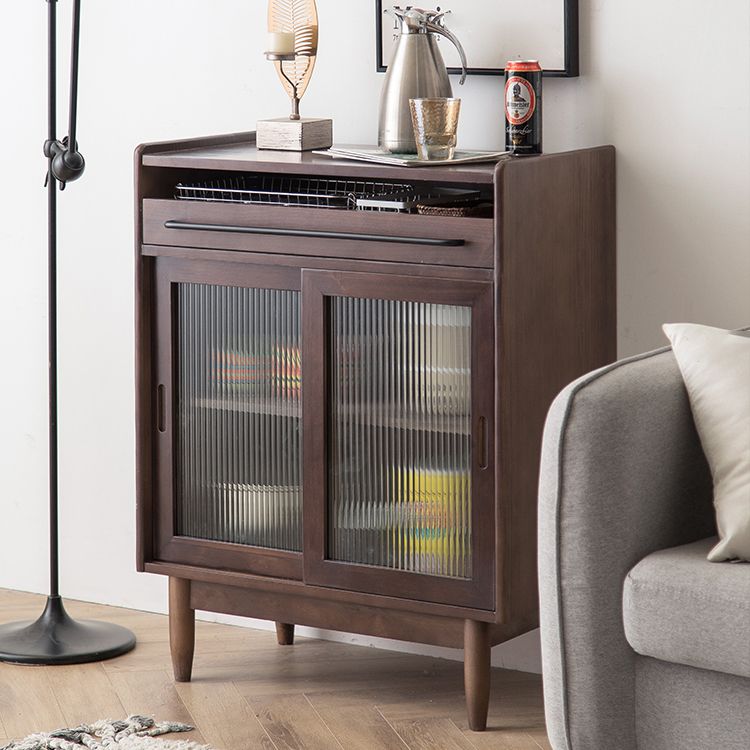 Modern Wood 36"H Sideboard Buffet Door Dining Room Buffet Server with Sliding Doors Clearhalo 'buffet_sideboard' 'Buffets & Sideboards' 'furn' 'furn_buffet_sideboard' 'Furniture' 'Kitchen & Dining Furniture' 1200x1200_27ac2b40-3c19-44c9-9d1a-bbddf6eced0f