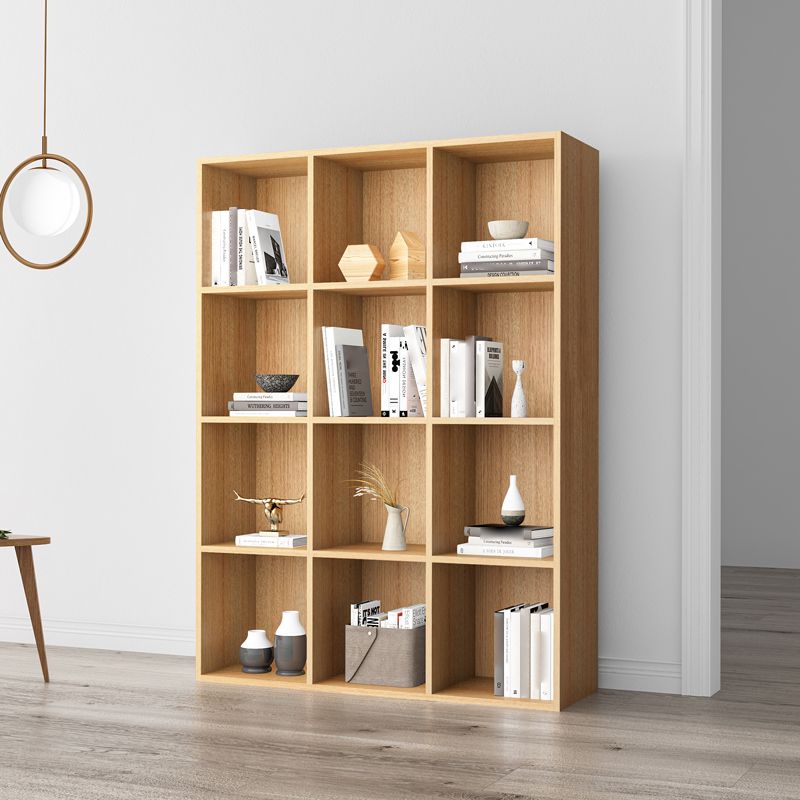 Closed Back Bookshelf Contemporary Style Bookcase for Office Home Study Room Clearhalo 'Bookcases' 'furn' 'furn_bookcases' 'Furniture' 'furniture_bookcases' 'Office Furniture' 1200x1200_27ac8636-1bad-4ddc-92c9-4baca1fdc567