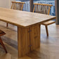 Modern Ash Wood Table for Restaurant Rectangle Kitchen Table with Double Pedestal Clearhalo 'Dining Tables & Seating' 'Dining Tables' 'dining_table' 'furn' 'furn_dining_table' 'Furniture' 'furniture_dining_table' 'Kitchen & Dining Furniture' 'kitchen' 'kitchen_dining_table' 1200x1200_27ada2c2-fb7e-44c6-95ee-90361ae2a164