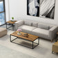 17.7" Tall Wooden Rectangle Top Coffee Table Iron Frame Base Cocktail Table Clearhalo 'Coffee & Accent Tables' 'Coffee Tables' 'coffee_tables' 'furn' 'furn_coffee_tables' 'Furniture' 'Living Room Furniture' 1200x1200_27ae1341-f333-48e6-917d-742e4b1bdbb7
