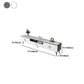Gorgeous TV Stand Console With Record Storage , Glass and Wood TV Stand in Grey / White Clearhalo 'furn' 'furn_tv_stands_entertainment_centers' 'Furniture' 'Living Room Furniture' 'TV Stands & Entertainment Centers' 'TV Stands & Media Storage Furniture' 'tv_stands_entertainment_centers' 1200x1200_27b05fbb-6c74-4e89-8f9d-8c1019604fbd