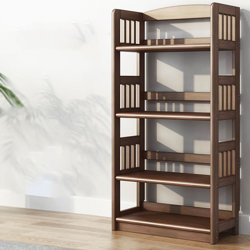 Skandinavischer Stil Open Back Bookshelf Standard -Holzbuchhandel für den Studienraum