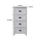 11,7-inch W Coastal opbergkast dressoir vaste houten opbergkast
