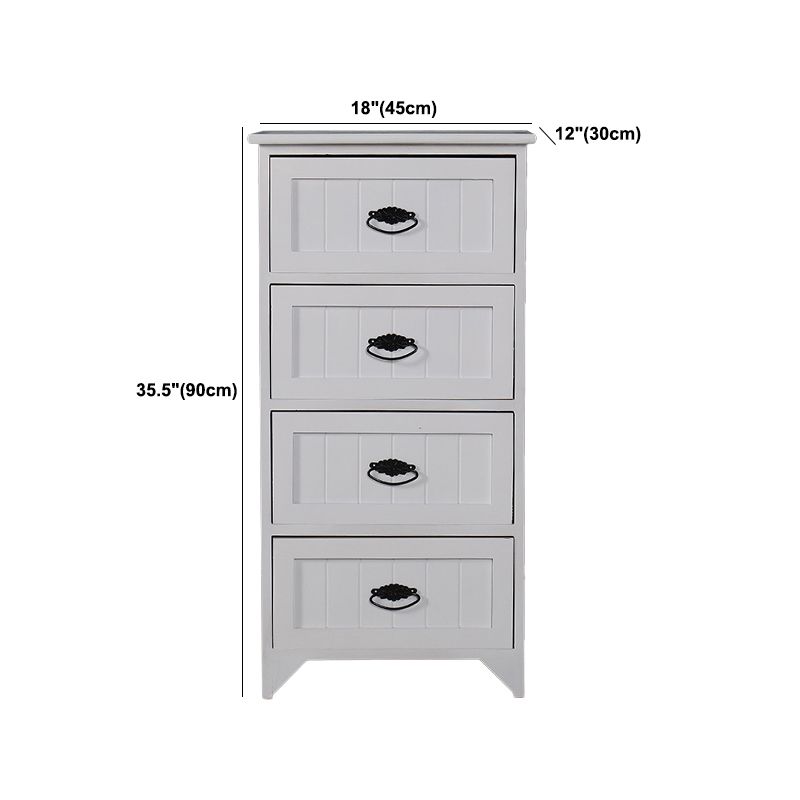 11,7-inch W Coastal opbergkast dressoir vaste houten opbergkast