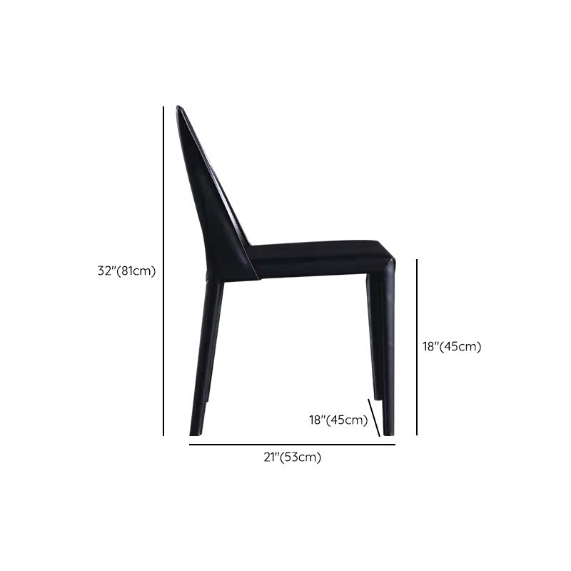 Black Dining Table Set with Solid Back Chairs 1/4/5 Pieces Metal Dinette Set
