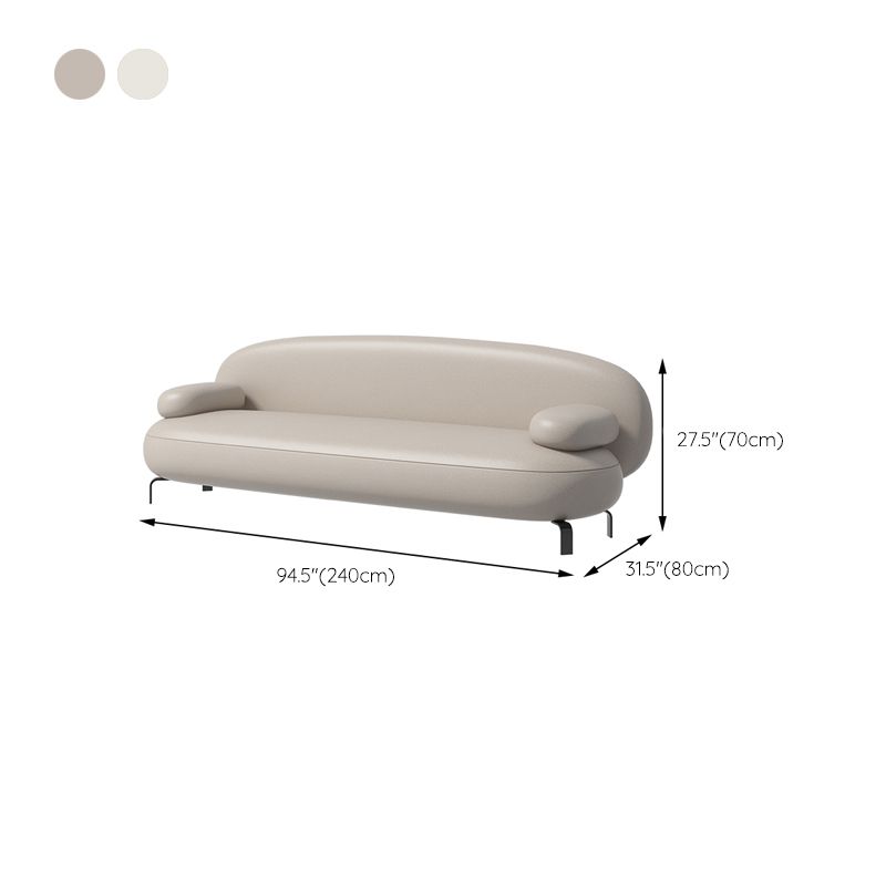 Contemporary Solid Color Sofa 31.49" Wide Pillow Top Arm Sofa Clearhalo 'furn' 'furn_sofas' 'Furniture' 'Living Room Furniture' 'Sofa' 'sofas' 1200x1200_27b403d2-e18c-458e-aad3-c3fb73b17afe