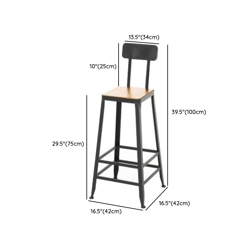 Ensemble de table de bar Glam 1/2 pièces, table de comptoir rectangulaire en bois avec tabourets