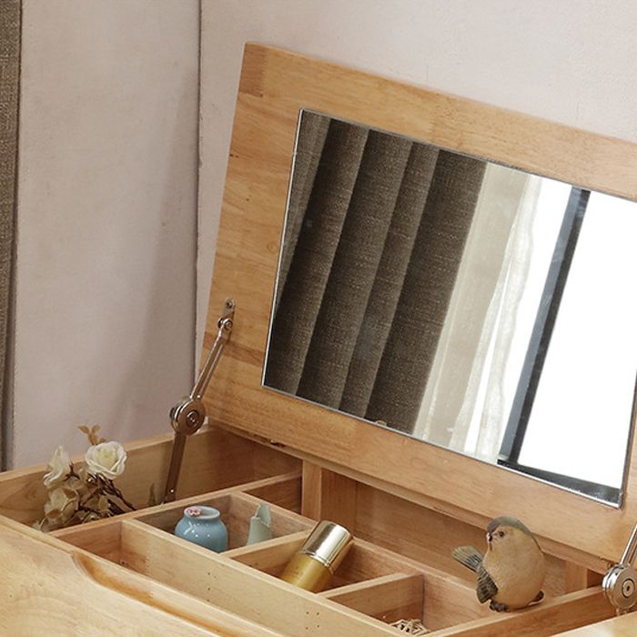 Trucco scandinavo Vanity 17.71 "tavoli da vanità larghi con 1 cassetto