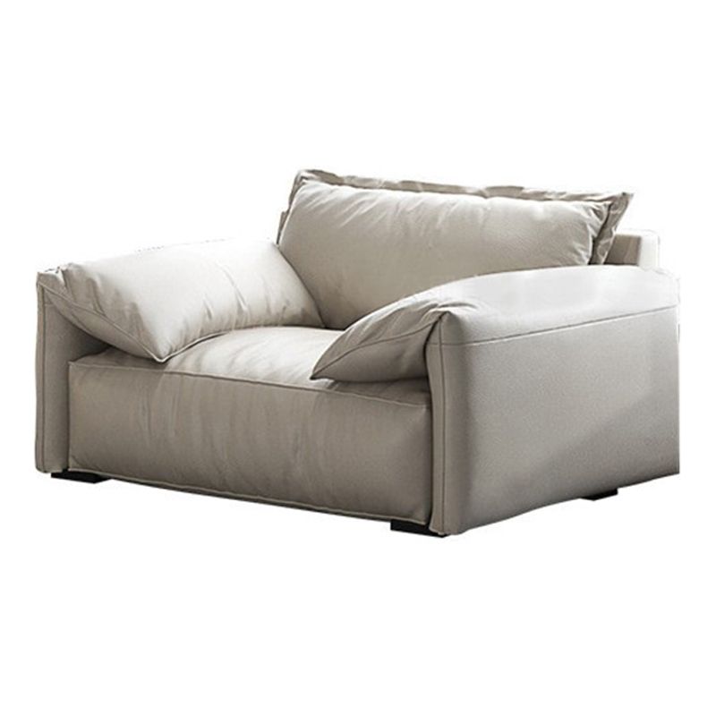 Leather Square Arm Loveseat Standard Loose Back Settee Furniture Clearhalo 'furn' 'furn_sofas' 'Furniture' 'furniture_sofas' 'kitchen' 'kitchen_sofas' 'Living Room Furniture' 'Sofa' 'sofas' 1200x1200_27b51f6b-b264-4fc9-b38c-26d484ad1975