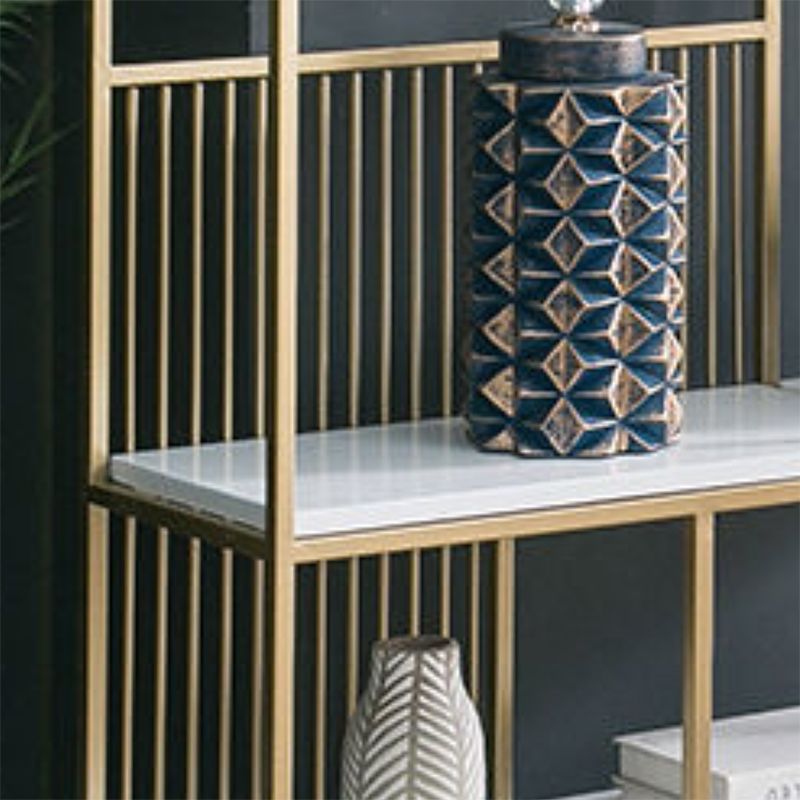 Glam Plank BOEKKAST Metal Open Back Bookshelf voor Home Office