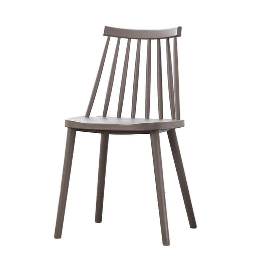 Plastic Contemporary Side Chair Slat Back Kitchen Dining Room Chair Clearhalo 'Dining Chairs' 'Dining Tables & Seating' 'dining_chair' 'furn' 'furn_dining_chair' 'Furniture' 'furniture_dining_chair' 'Kitchen & Dining Furniture' 1200x1200_27b78f46-26d3-48bf-89e7-81f891c4d694
