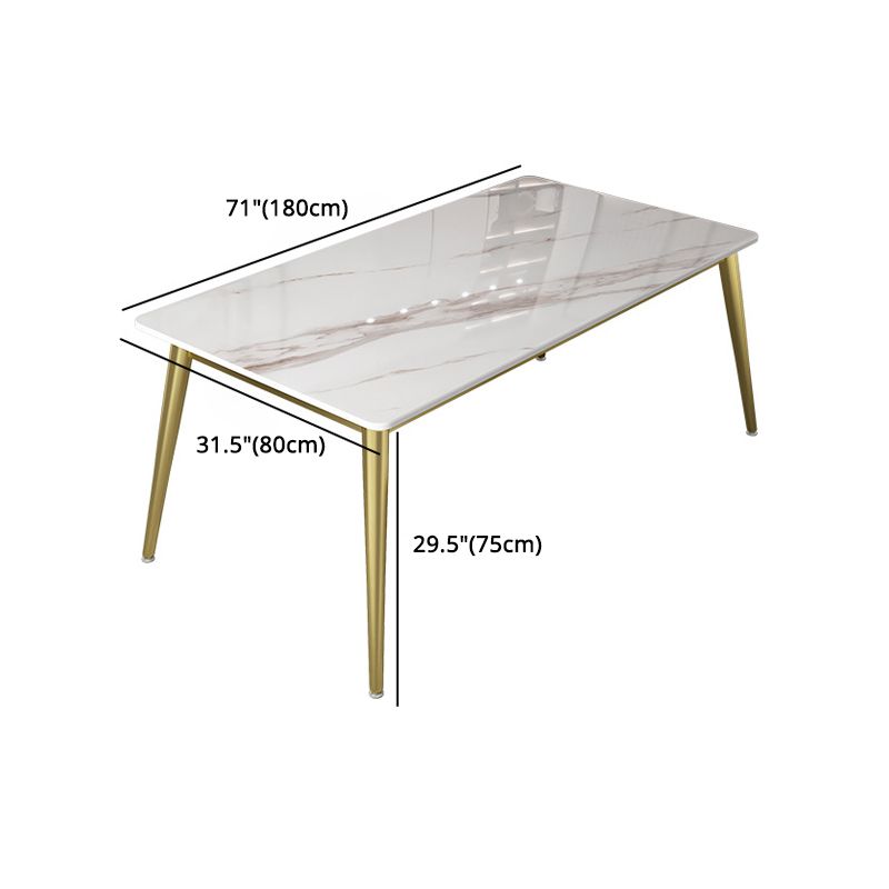 1/2/5/7 Pcs Metal Scandinavian Dining Room Set with Rectangle Table Dinette Set Clearhalo 'Dining Room Sets' 'Dining Tables & Seating' 'dining_room_set' 'Furniture' 'furniture_dining_room_set' 'Kitchen & Dining Furniture' 'kitchen&dining_furn' 'kitchen' 1200x1200_27b7addb-2d76-4d45-b42a-e6784fad2323