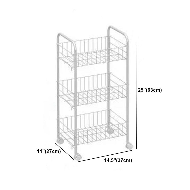 Contemporary Style Bookshelf with Casters White Book Shelf for Study Room Clearhalo 'Bookcases' 'furn' 'furn_bookcases' 'Furniture' 'furniture_bookcases' 'kitchen' 'kitchen_bookcases' 'Living Room Furniture' 'Office Furniture' 1200x1200_27b86b62-93e1-4e91-b2d4-94fb132b004f