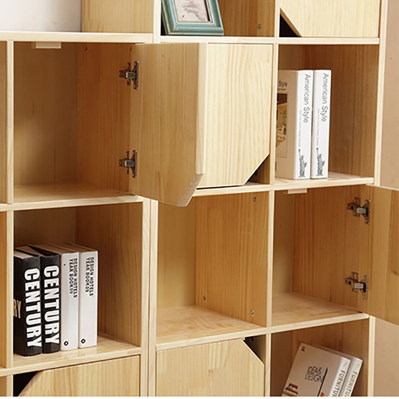 Modern Standard Wooden Bookshelf Closed Back Natural Bookcase with Shelves Clearhalo 'Bookcases' 'furn' 'furn_bookcases' 'Furniture' 'Office Furniture' 1200x1200_27b8eefd-f6ad-4d85-a538-d39425d8dda8