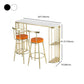 Living Room Counter-height Pub Table Gold Storage Metal Bar Dining Table Clearhalo 'Bar Furniture' 'Bar Tables' 'bar_tables' 'furn' 'furn_bar_tables' 'Furniture' 'furniture_bar_tables' 'Kitchen & Dining Furniture' 1200x1200_27b914dd-69a7-4103-9825-bda02ce6a726