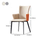Hôtel contemporain Solid Back Arm Brand en cuir Matte finale de salle à manger