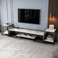 Glass TV Stand for TVs up to 18" H , Glam Open Storage TV Stand - Black / Gold Clearhalo 'furn' 'furn_tv_stands_entertainment_centers' 'Furniture' 'Living Room Furniture' 'TV Stands & Entertainment Centers' 'TV Stands & Media Storage Furniture' 'tv_stands_entertainment_centers' 1200x1200_27bc99ce-8664-4b22-b4fe-c05a91b7b6cf