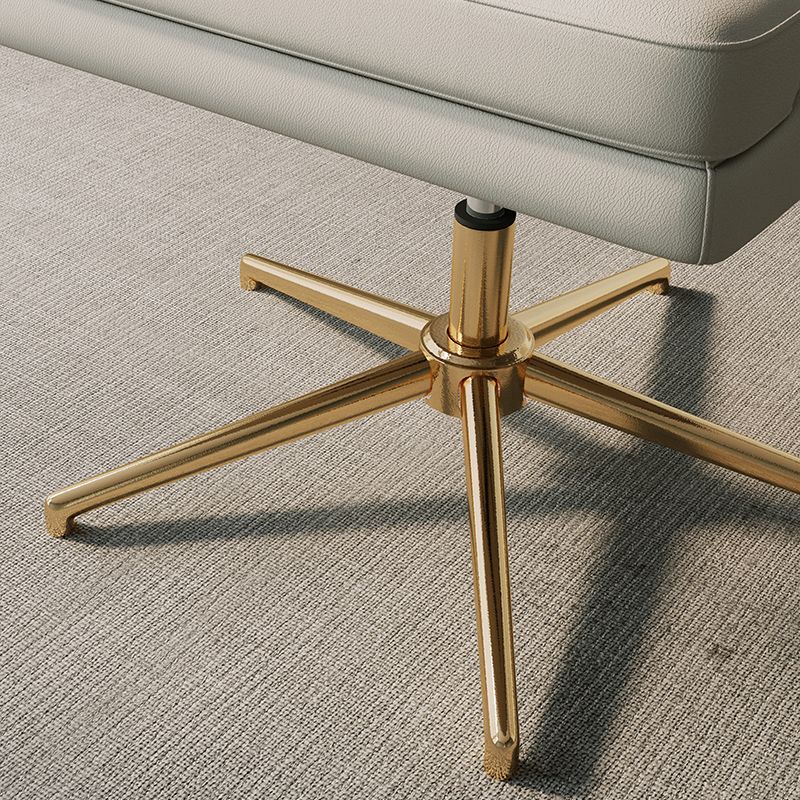 Chaise de bureau moderne Hauteur de siège réglable chaise pivotante sans bras