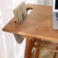 Mesa de comedor moderna con altura de mostrador de madera maciza