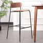 Modern Style Low Back Bar-stool Wooden Bar Stool with Metal Legs Clearhalo 'Bar Furniture' 'Bar Stools' 'bar_stools' 'furn' 'furn_bar_stools' 'Furniture' 'furniture_bar_stools' 'Kitchen & Dining Furniture' 1200x1200_27be8928-2c26-435d-8133-d7d9321a43cd