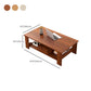 Contemporary Wooden with Storage Shelf Rectangular Single Coffee Table Clearhalo 'Coffee & Accent Tables' 'Coffee Tables' 'coffee_tables' 'furn' 'furn_coffee_tables' 'Furniture' 'Living Room Furniture' 1200x1200_27bf0b2f-9232-48cc-834f-4a9c829963ce