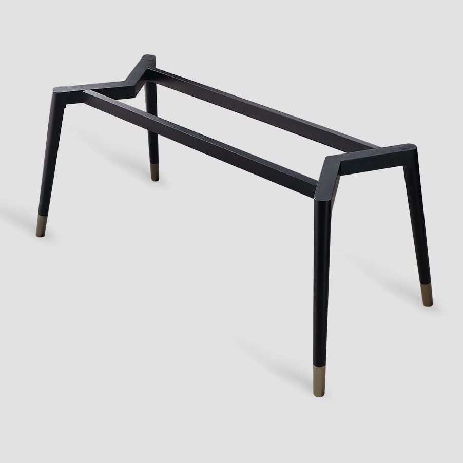 Traditional Luxury Dining Table Rectangle Sintered Stone 4 Legs Dining Table with Black Frame Clearhalo ' dining_table' 'Dining Tables & Seating' 'Dining Tables' 'furn' 'furn_dining_table' 'Furniture' 'furniture_dining_table' 'Kitchen & Dining Furniture' 'kitchen&dining_furn' 'kitchen' 'kitchen_dining_table' 1200x1200_27bfb639-f937-47d8-acce-bdaeaf50806f