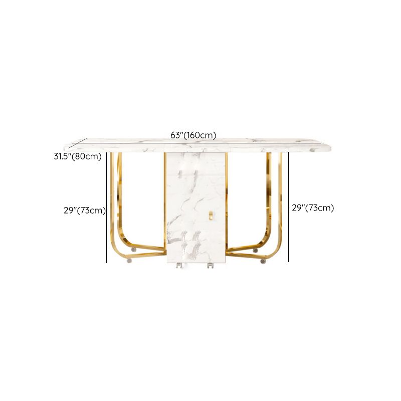 Set di tavoli da pranzo estendibile set da pranzo da 3/7 pezzi per la cucina