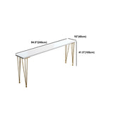 Pine Wood Bar Dining Table Glam Rectangle Bar Table with 4 Legs Pedestal for Dining Room Clearhalo 'Bar Furniture' 'Bar Tables' 'bar_tables' 'furn' 'furn_bar_tables' 'Furniture' 'Kitchen & Dining Furniture' 1200x1200_27c292eb-1a88-41ba-8516-bd3193ba9634