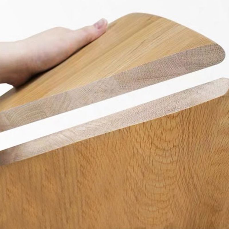 キッチンのための無地の木材長方形のダイニングテーブル付きモダンテーブル