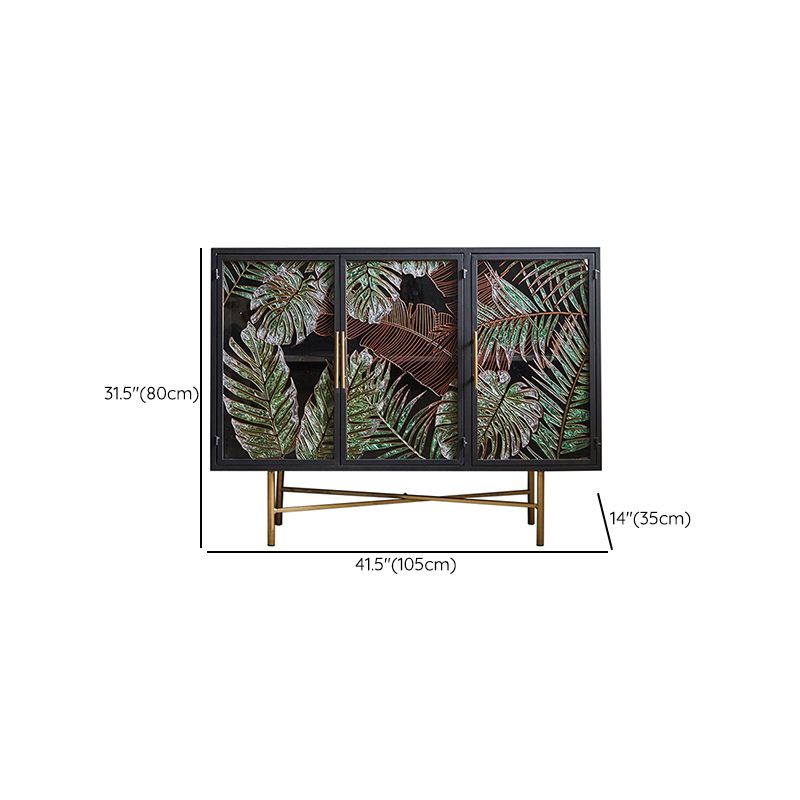 Traditional Wood Display Stand Glass Doors Storage Cabinet for Living Room Clearhalo 'Display & China Cabinets' 'display_china_cabinets' 'furn' 'furn_display_china_cabinets' 'Furniture' 'Kitchen & Dining Furniture' 1200x1200_27c4b76e-6bff-49b8-afa1-7a2362d6991a