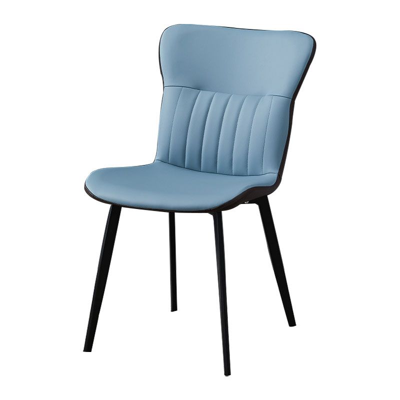 Contemporary Dining Chairs Armless Chair with Metal Legs for Kitchen Clearhalo ' kitchen&dining_furn' 'Dining Chairs' 'Dining Tables & Seating' 'dining_chair' 'furn' 'furn_dining_chair' 'Furniture' 'furniture_dining_chair' 'Kitchen & Dining Furniture' 'kitchen' 1200x1200_27c4bfcf-e9f9-458a-ab6f-3bf8a180ae7e