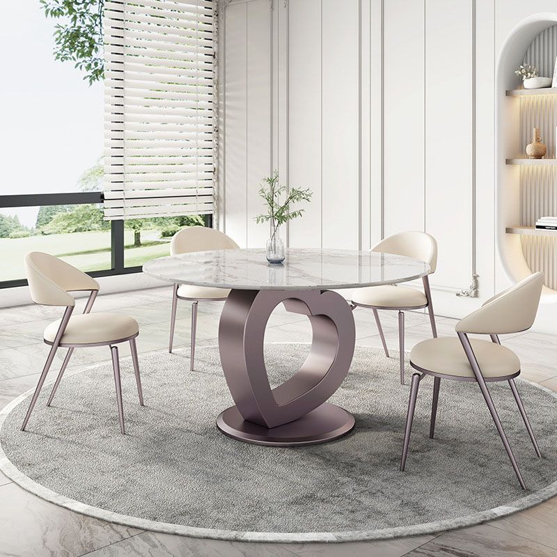 1/2/5/7 Pcs Dining Table Set with Sintered Stone Top Dining Table Set with Chair Clearhalo 'Dining Room Sets' 'Dining Tables & Seating' 'dining_room_set' 'furn' 'furn_dining_room_set' 'Furniture' 'furniture_dining_room_set' 'Kitchen & Dining Furniture' 1200x1200_27c524e4-6a58-4e32-bcbc-fef297d5ed90