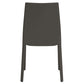 Contemporary Leather Curved Dining Chair Parsons Chair for Brasserie Clearhalo ' kitchen&dining_furn' 'Dining Chairs' 'Dining Tables & Seating' 'dining_chair' 'furn' 'furn_dining_chair' 'Furniture' 'furniture_dining_chair' 'Kitchen & Dining Furniture' 'kitchen' 1200x1200_27c77dae-85eb-4c7a-9b23-662d253b67aa