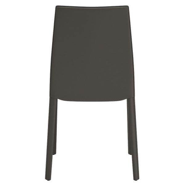 Contemporary Leather Curved Dining Chair Parsons Chair for Brasserie Clearhalo ' kitchen&dining_furn' 'Dining Chairs' 'Dining Tables & Seating' 'dining_chair' 'furn' 'furn_dining_chair' 'Furniture' 'furniture_dining_chair' 'Kitchen & Dining Furniture' 'kitchen' 1200x1200_27c77dae-85eb-4c7a-9b23-662d253b67aa