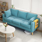 Modern Square Arm Sofa Wooden Standard Sofa for Living Room with Cushions Back Clearhalo 'furn' 'furn_sofas' 'Furniture' 'Living Room Furniture' 'Sofa' 'sofas' 1200x1200_27c78f14-6948-4a3f-8fdf-8d1298cef659