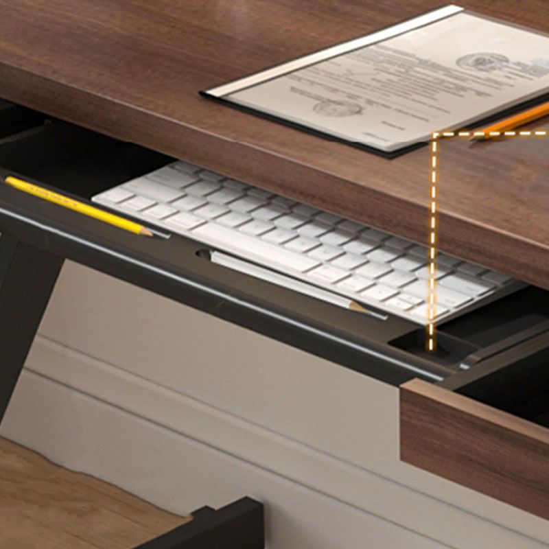 Bedroom Contemporary Computer Desk Rectangular Wooden Office Desk Clearhalo 'furn' 'furn_office_desk' 'Furniture' 'Office Desks' 'Office Furniture' 'office_desk' 1200x1200_27c83854-8619-440e-a150-2fec2a1e245a