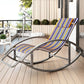 Contemporary Rocker Chair Metal Frame Water Resistant Fabric Rocker Chair with Pillow Clearhalo 'Chairs & Seating' 'furn' 'furn_rocking_chairs' 'Furniture' 'Living Room Furniture' 'Rocking Chairs' 'rocking_chairs' 1200x1200_27c9fc16-2a81-447b-aac0-8b9132393b8c