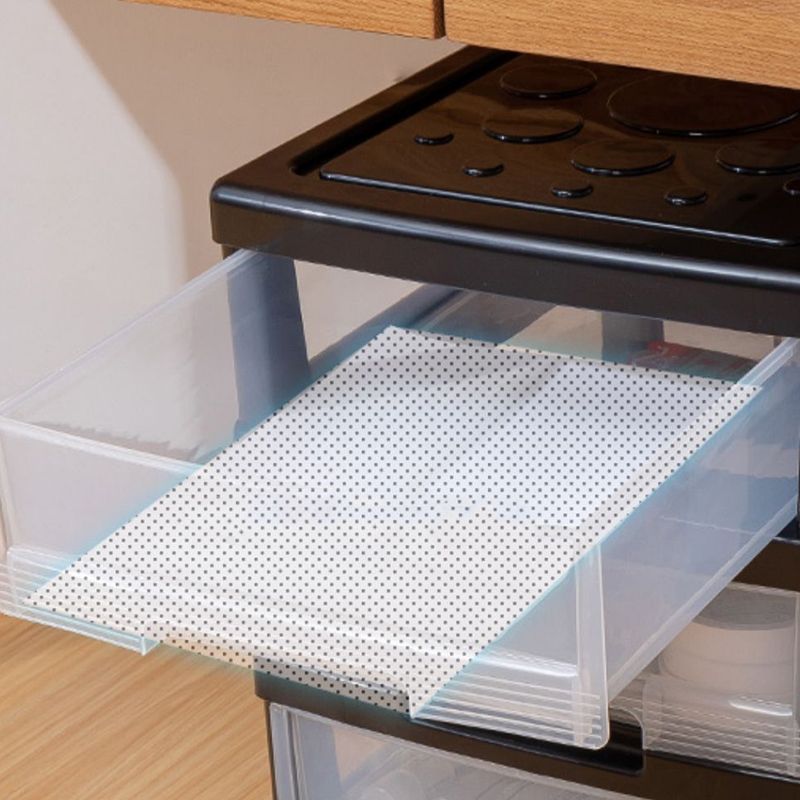 Gabinete de archivos transparentes verticales Cajones de plástico modernos de presentación