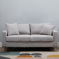 Modern Sofa Couch Wooden Base Solid Color Fabric Loveseat Square Arm Sofa for Living Room Clearhalo 'furn' 'furn_sofas' 'Furniture' 'furniture_sofas' 'kitchen' 'kitchen_sofas' 'Living Room Furniture' 'Sofa' 'sofas' 1200x1200_27ccf393-924d-41f2-89ca-7acf311b3edb