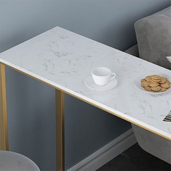 1/3 Pieces Luxurious Rectangular Pub Table Set Artificial Marble Top Bar Table Set Clearhalo 'Bar Furniture' 'furn' 'furn_home_bar_bar_sets' 'Furniture' 'Home Bars & Bar Sets' 'home_bar_bar_sets' 'Kitchen & Dining Furniture' 1200x1200_27ccfd7e-723e-4fae-a619-c26d5c41a7da