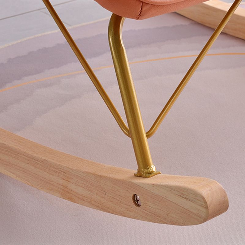 Faux Leather Modern Rocking Chair Water Resistant Rocker Chair with Pillow Clearhalo 'Chairs & Seating' 'furn' 'furn_rocking_chairs' 'Furniture' 'Living Room Furniture' 'Rocking Chairs' 'rocking_chairs' 1200x1200_27cde98c-1e3e-43f7-bd9d-10e489296ed3