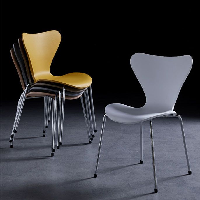 Home Wingback Dining Armless Chairs Indoor Dining Side Chairs with Metal Legs Clearhalo ' kitchen&dining_furn' 'Dining Chairs' 'Dining Tables & Seating' 'dining_chair' 'furn' 'furn_dining_chair' 'Furniture' 'furniture_dining_chair' 'Kitchen & Dining Furniture' 'kitchen' 1200x1200_27d0af2b-cbbb-4b51-9554-25458dacc91e