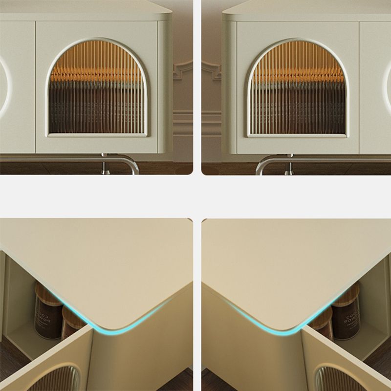 White TV Media Console Console Media Console TV per soggiorno