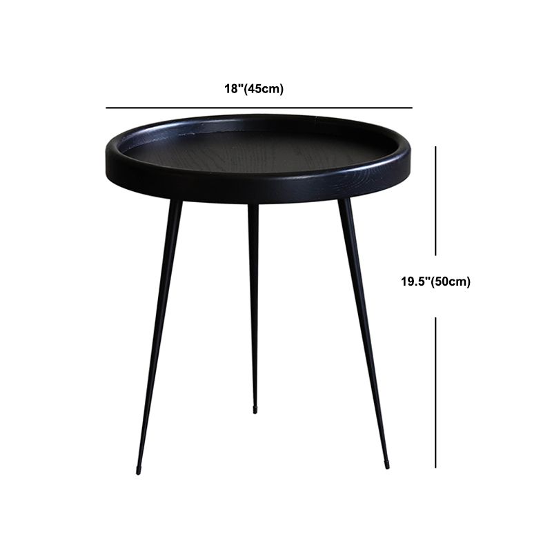 Scandinavian 3 Legs Coffee Cocktail Table Round Wooden Coffee Table for Living Room Clearhalo 'Coffee & Accent Tables' 'Coffee Tables' 'coffee_tables' 'furn' 'furn_coffee_tables' 'Furniture' 'Living Room Furniture' 1200x1200_27d3f9c5-804b-4184-b9db-72899ea79958