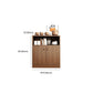 Modern Style Dining Server Engineered Wood Server with Open Storage Clearhalo 'buffet_sideboard' 'Buffets & Sideboards' 'furn' 'furn_buffet_sideboard' 'Furniture' 'Kitchen & Dining Furniture' 1200x1200_27d730ed-1e09-4cf4-8c46-c333a66c5746