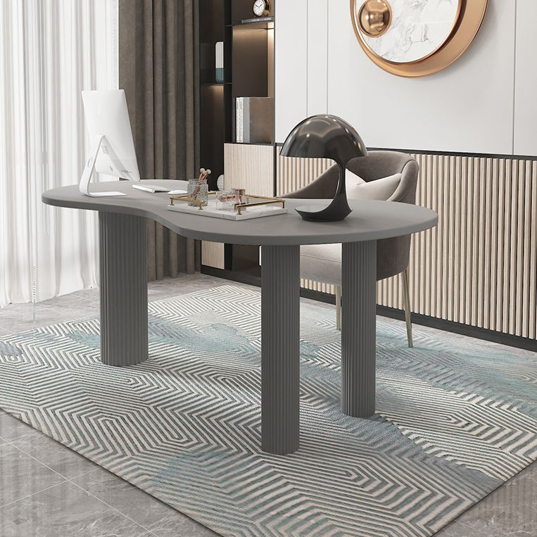 Home Office Writing Desk Industrial Style Solid Wood Writing Desk Clearhalo 'furn' 'furn_office_desk' 'Furniture' 'furniture_office_desk' 'Office Desks' 'Office Furniture' 'office_desk' 1200x1200_27d7595a-04e9-42b8-ad50-e2d251da7a31