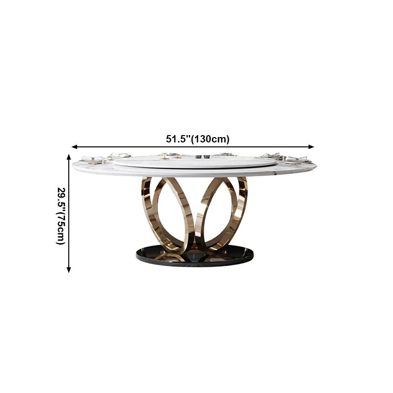 Round Pedestal Dining Site Table Traditional Luxury Marble Table for Home Clearhalo ' dining_table' 'Dining Tables & Seating' 'Dining Tables' 'furn' 'furn_dining_table' 'Furniture' 'furniture_dining_table' 'Kitchen & Dining Furniture' 'kitchen&dining_furn' 'kitchen' 'kitchen_dining_table' 1200x1200_27d88b79-1dd2-4673-9f34-ee8e958ae4f4