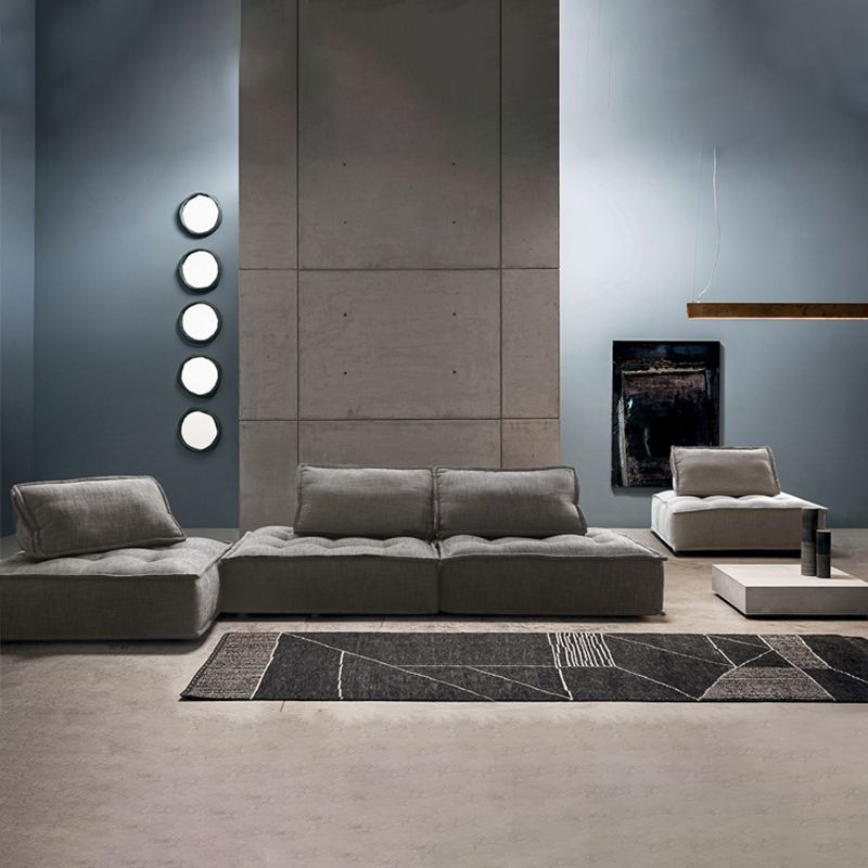 Contemporary Pillows Standard Armless Linen Stationary Seating Clearhalo 'furn' 'furn_sofas' 'Furniture' 'Living Room Furniture' 'Sofa' 'sofas' 1200x1200_27dc367e-09c9-4690-9471-afb93d31f47f