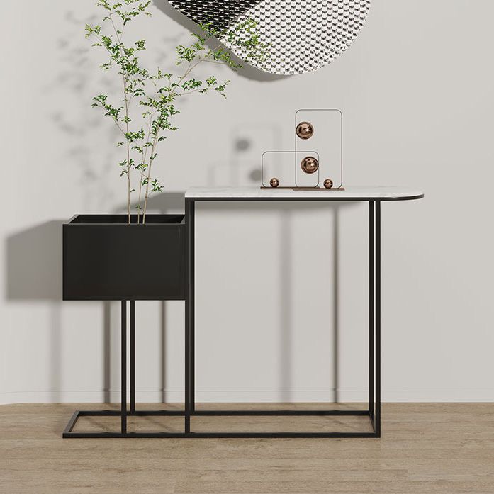 Tavolo console in metallo glam tavolo divano console in pietra con spazio per la sala
